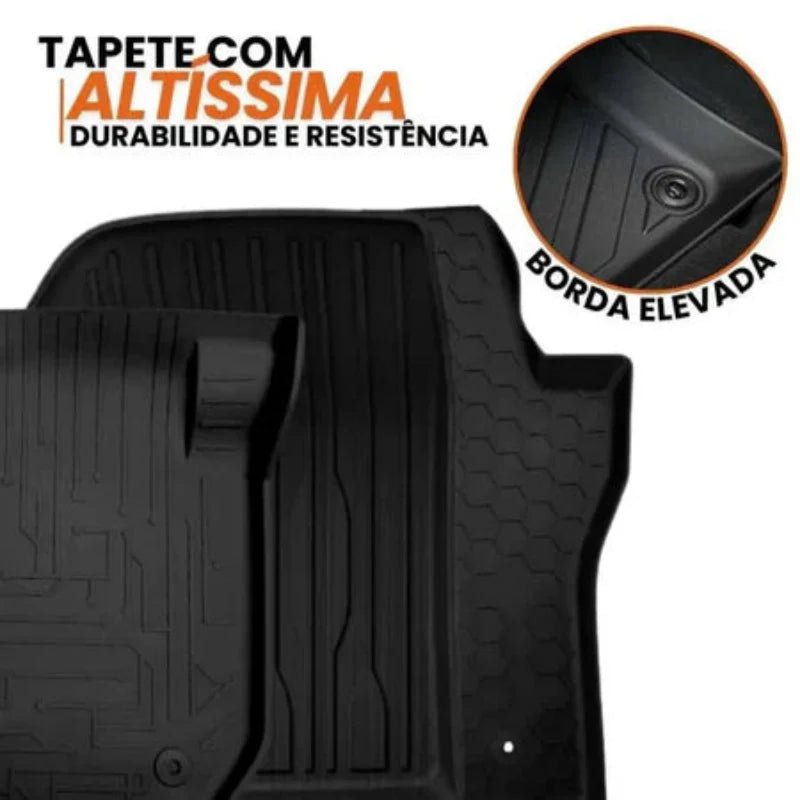 Tapete bandeja — encaixe preciso
